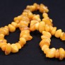 Raw amber necklace